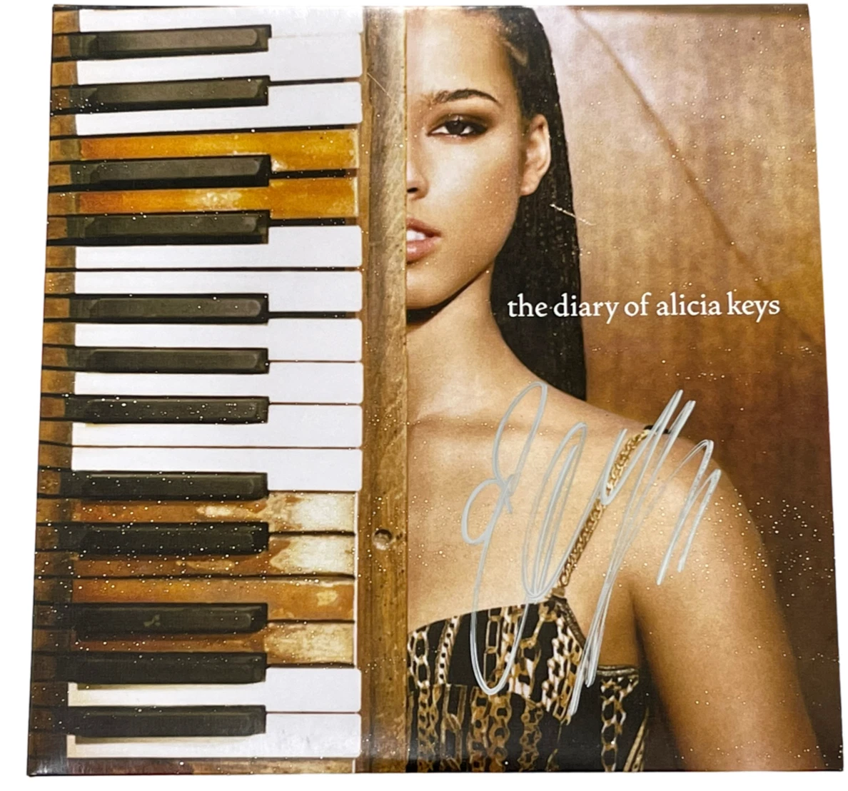 ALICIA KEYS SIGNED THE DIARY OF ALICIA KEYS ALBUM VINYL AUTOGRAPH BECKETT
