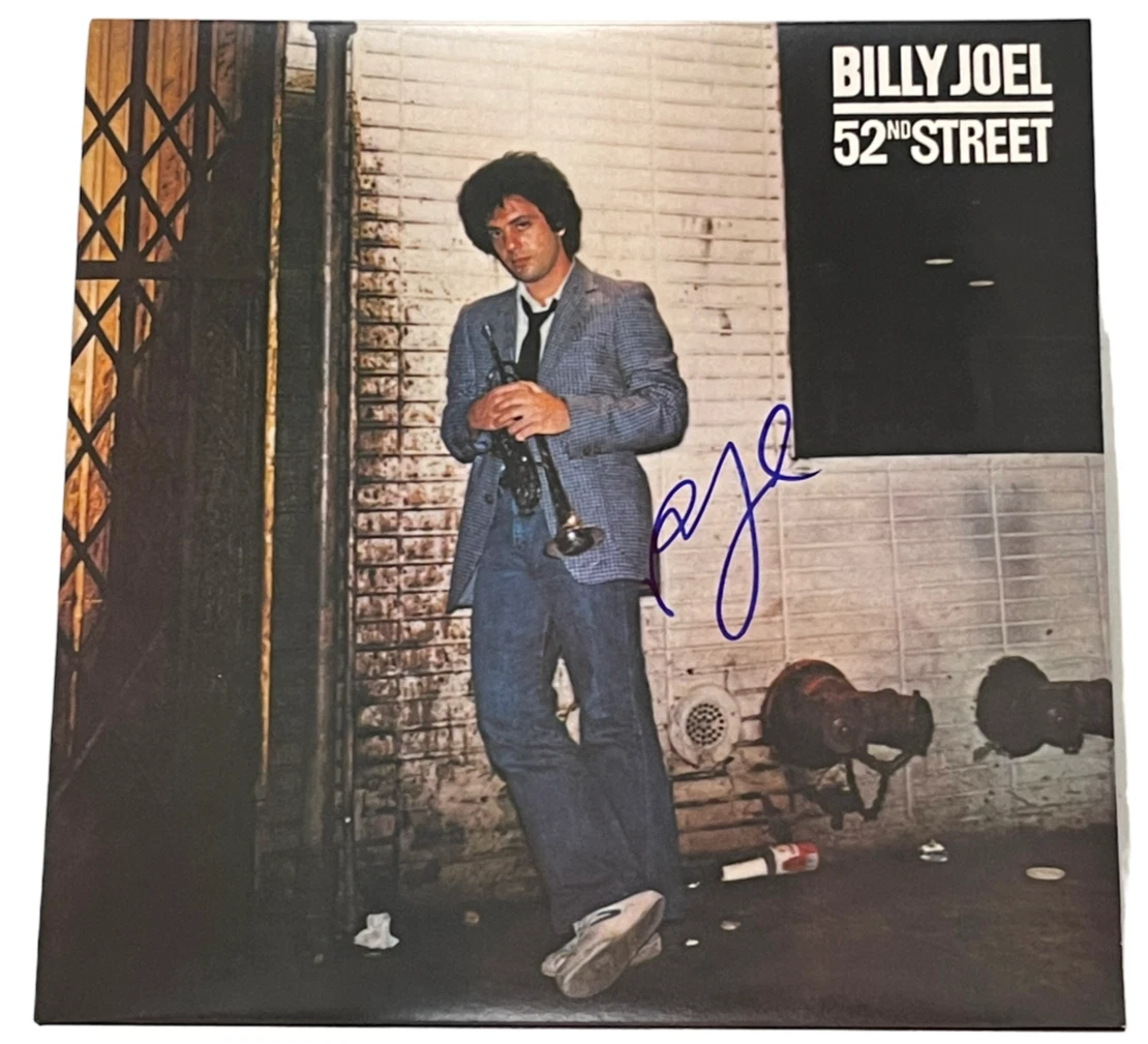 BILLY JOEL SIGNED 52ND STREET VINYL ALBUM LP AUTHENTIC AUTOGRAPH BECKETT
