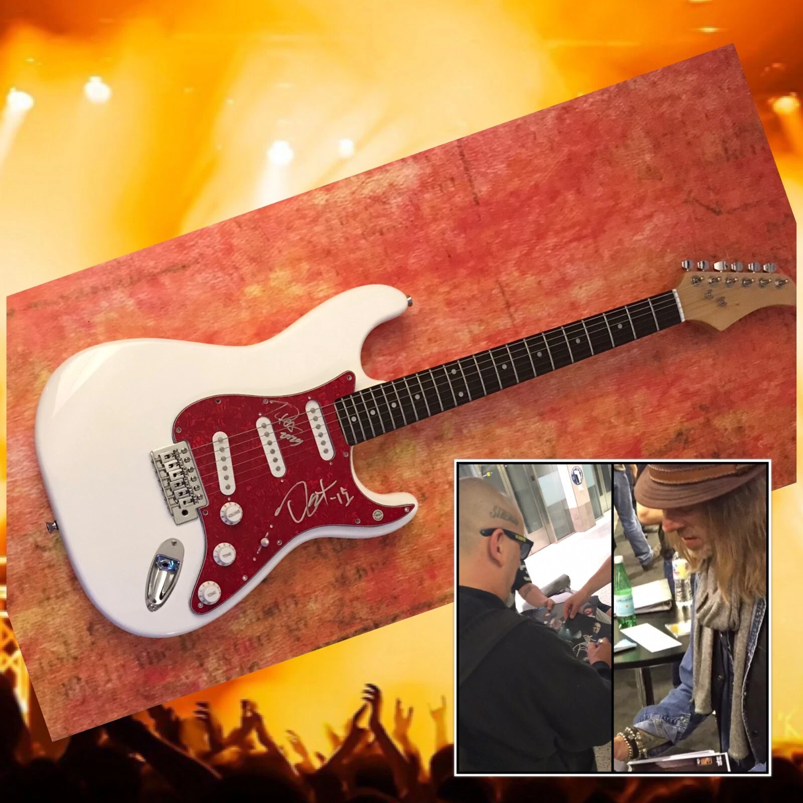 GFA Phil Anselmo & Rex Brown * PANTERA * Band Signed Electric Guitar PROOF COA
