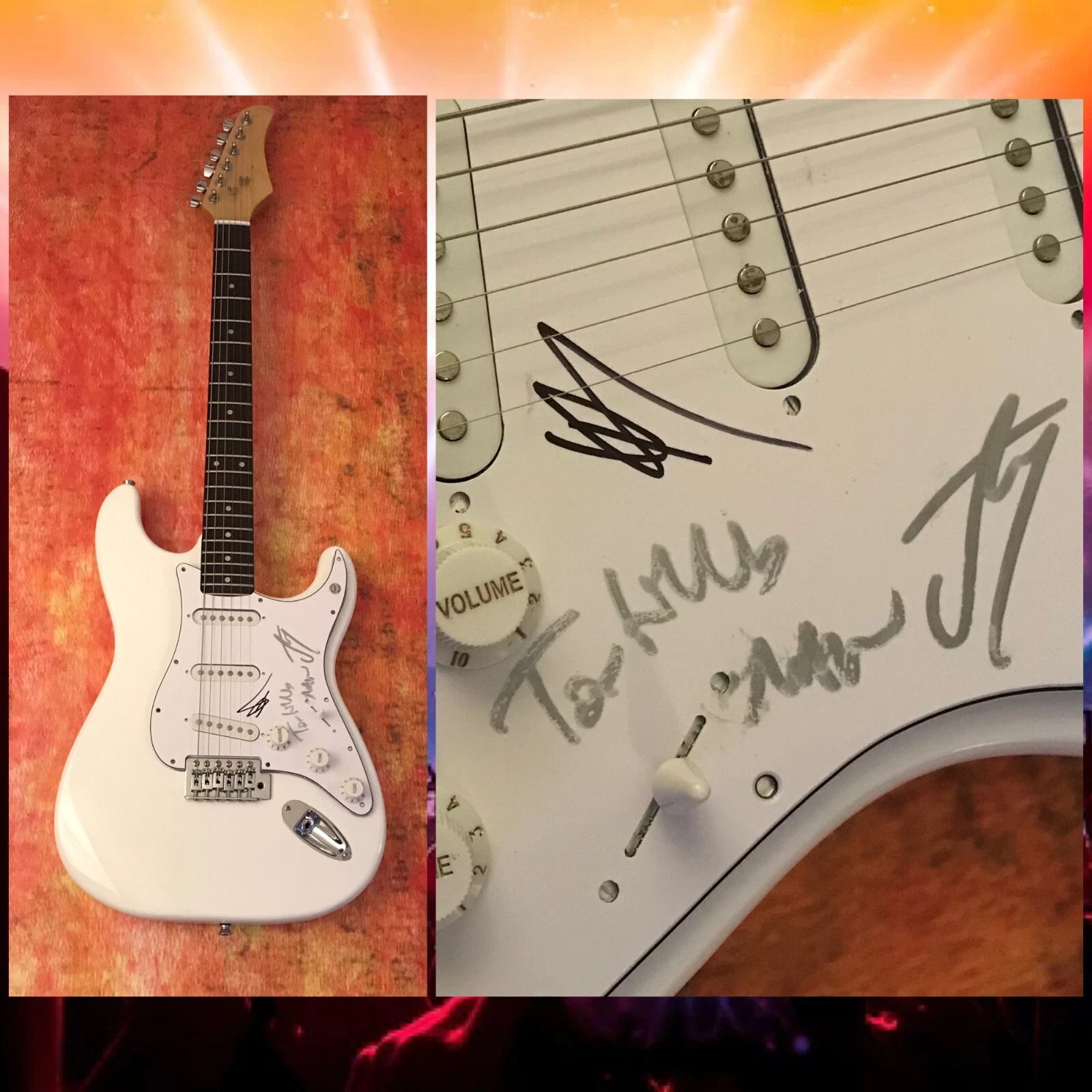 GFA Mick Thomson x3 Band * SLIPKNOT * Signed Electric Guitar COA
