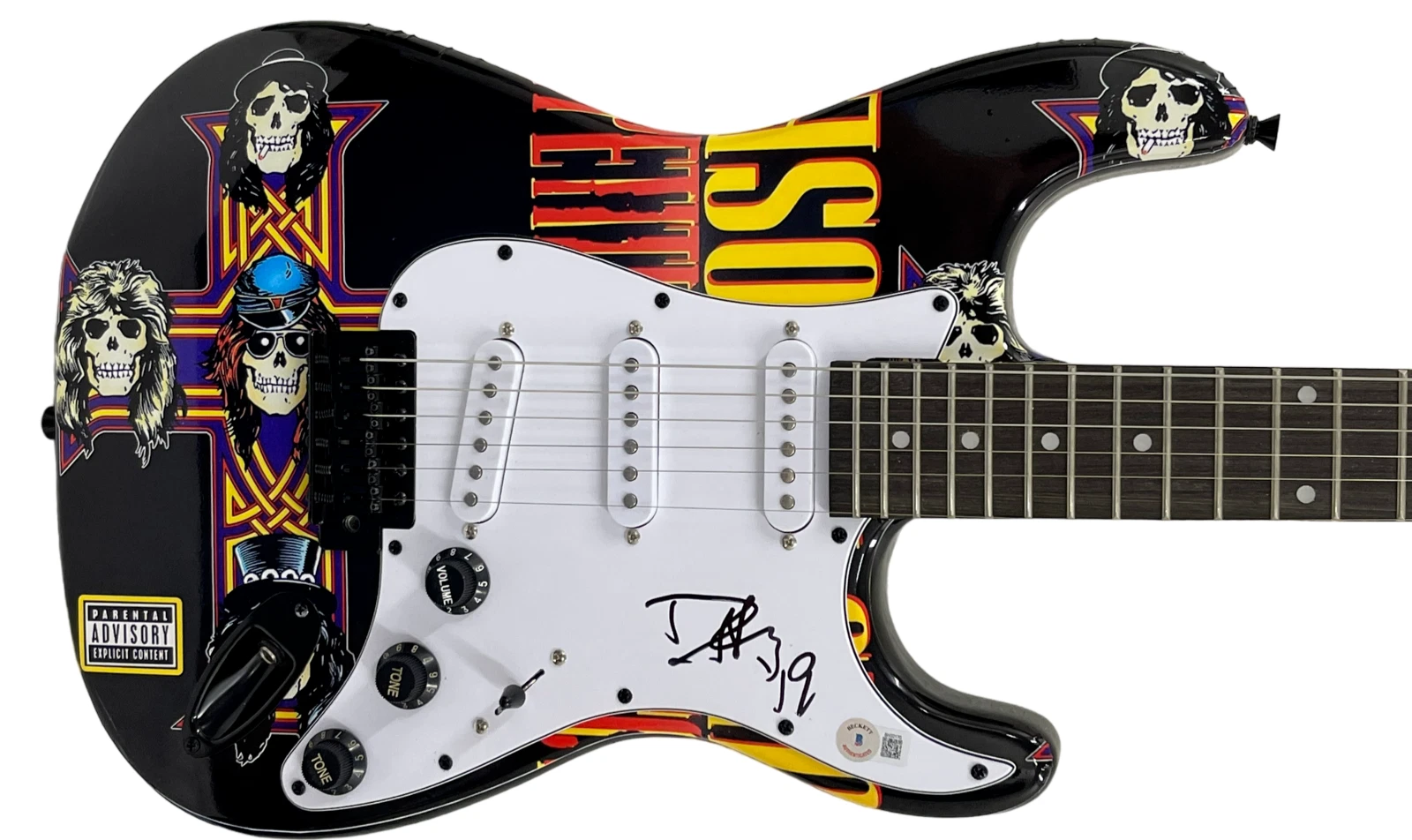 Duff McKagan Signed Guns N' Roses Electric Guitar Appetite for Destruction BAS
