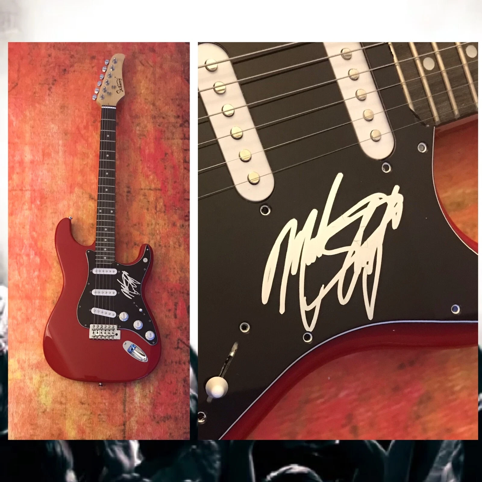 GFA Stick It to Ya The Wild Life * MARK SLAUGHTER* Signed Electric Guitar COA
