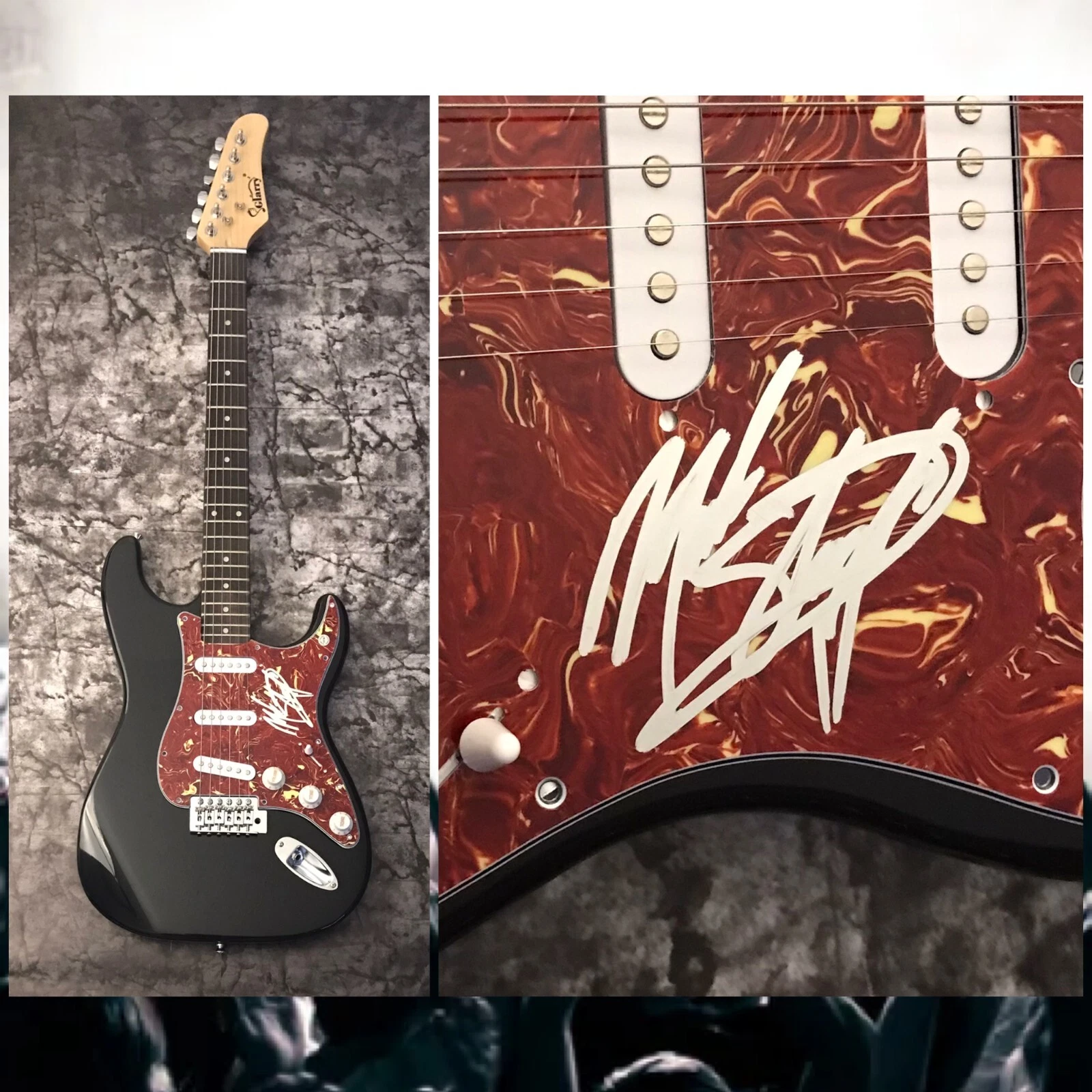 GFA Stick It to Ya The Wild Life * MARK SLAUGHTER * Signed Electric Guitar COA
