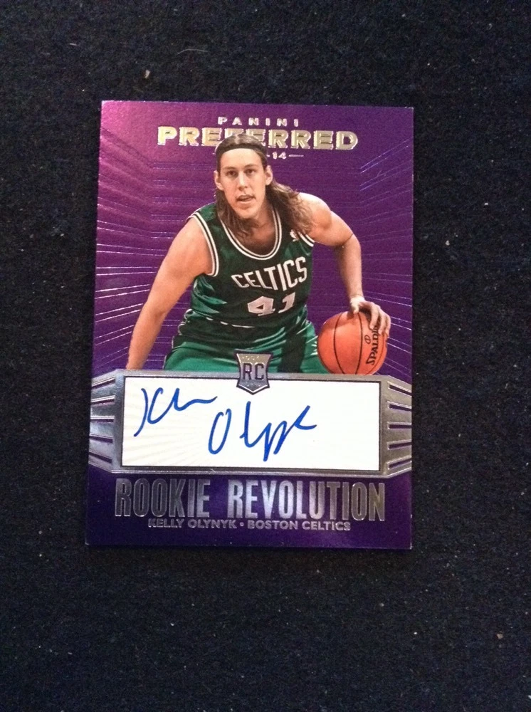 2013-14 Preferred - Kelly Olynyk - Rookie Revolution Auto #'d 20/25 Autograph RC
