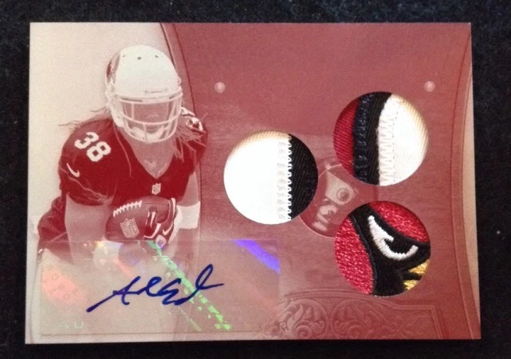 2013 TOPPS TRIPLE THREADS ANDRE ELLINGTON White Whale RC SICK Patch! 1/1 CARDS!

