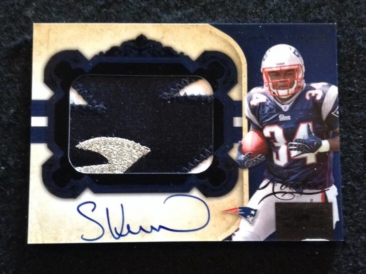 SHANE VEREEN 2011 NATIONAL TREASURES RC BLACK PATCH AUTO 20/25
