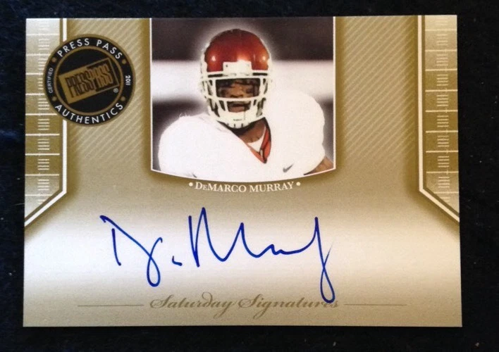 DEMARCO MURRAY 2011 PRESS PASS LEGENDS SATURDAY SIGNATURES ROOKIE AUTO
