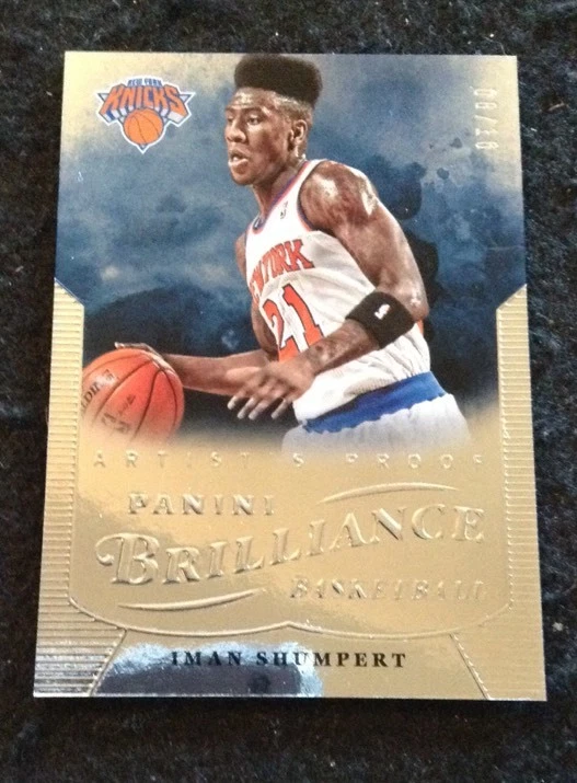 2012-13 Brilliance IVAN SHUMPERT Artist Proof #'d/10 SP
