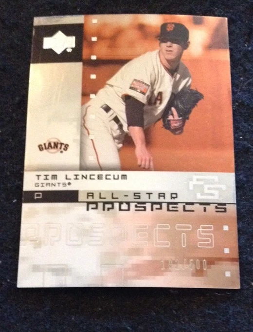 TIM LINCECUM Giants 2007 Upper Deck Future #/500 rookie
