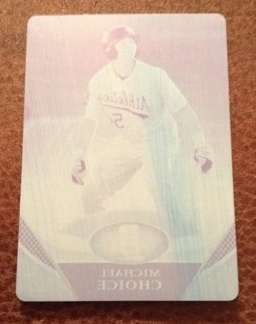2011 Bowman Platinum Michael Choice Cyan Printing Plate...Only one in World 1/1
