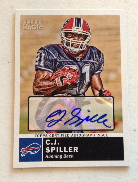 2010 Topps Magic CJ Spiller Rookie Auto Autograph! Bills 198
