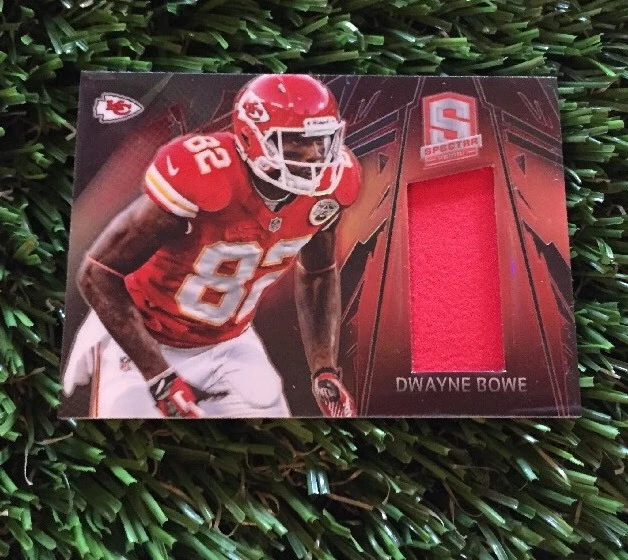 2013-14 Panini Spectra DWAYNE BOWE PATCH RELIC #ED 17/25 Chiefs
