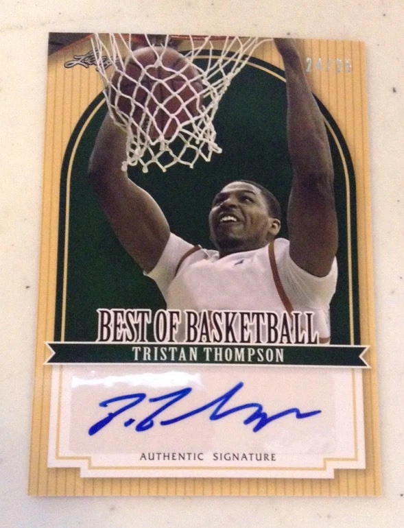 Tristan Thompson 2012 Leaf Best of Basketball Autographed Auto Card /25 Sp
