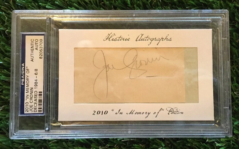 2010 HISTORIC AUTOGRAPHS 