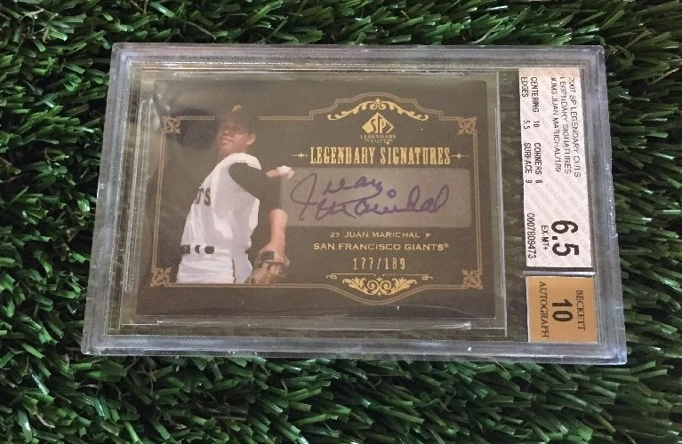 2007 Upper Deck SP Legendary Cuts Signatures Juan Marichal #LS-JM1 Autograph BGS
