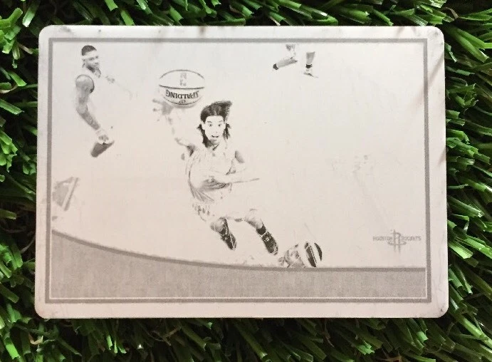 2009-10 Topps BLACK Printing Plate #D 1/1 Luis Scola Houston Rockets
