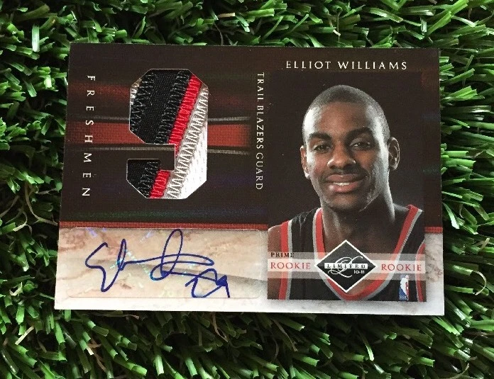 2010-11 Panini Limited Elliot Williams RC 4 CLR Patch Auto #D 10/10 Rookie
