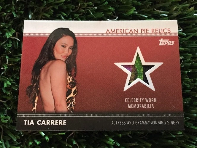 Topps American Pie Relics TIA CARRERE True Lies 6 Color Relic SP Wow
