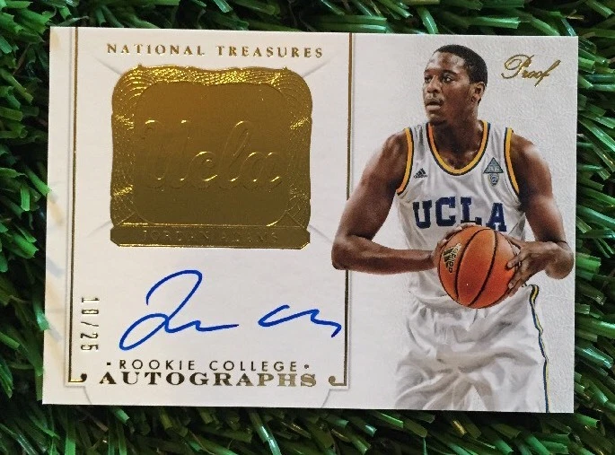 2014-15 National Treasures JORDAN ADAMS Rookie College Gold Auto #ED /25 UCLA
