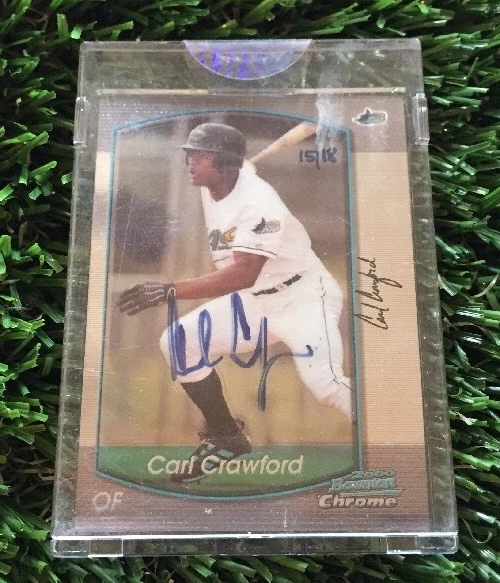 2006 Bowman Originals Buy Back Carl Crawford Auto #D /18 SP Devil Rays Sealed

