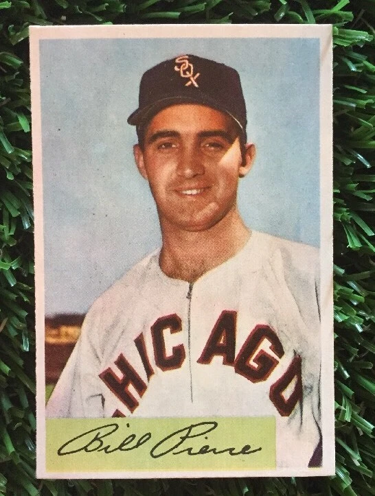 1954 BOWMAN #102 BILLY PIERCE NM-MT SET BREAK HIGH GRADE
