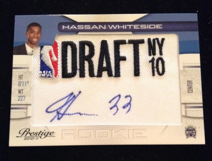 2010-11 PRESTIGE NBA CLASS DRAFT LOGO SIGNATURE #36 HASSAN WHITESIDE 71/399 AUTO
