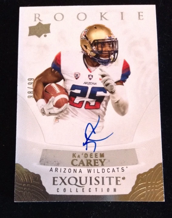 2014 KADEEM KA'DEEM CAREY EXQUISITE 98/99 AUTO AUTOGRAPH ROOKIE
