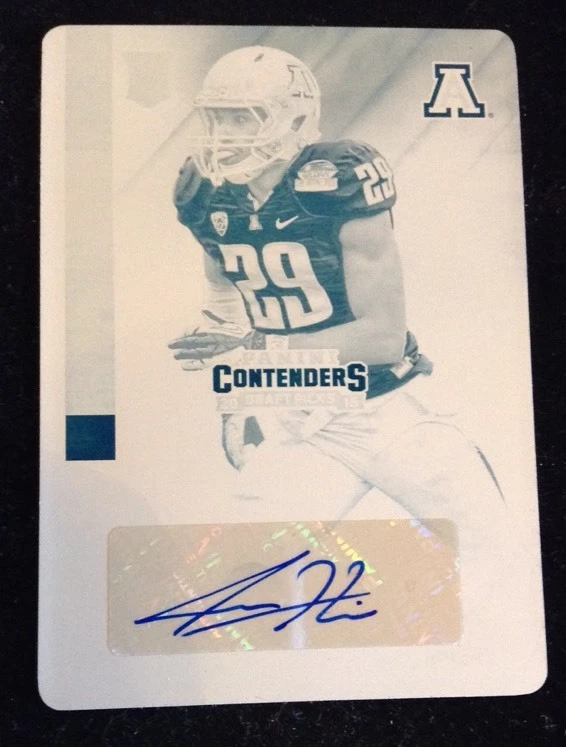 2015 Panini Contenders Draft Picks Austin Hill Autographed Printing Plate 1/1
