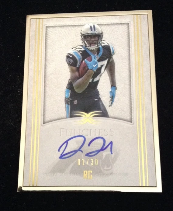 2015 Topps Definitive Devin Funchess Rookie Framed Autograph 1/30 EBAY 1/1

