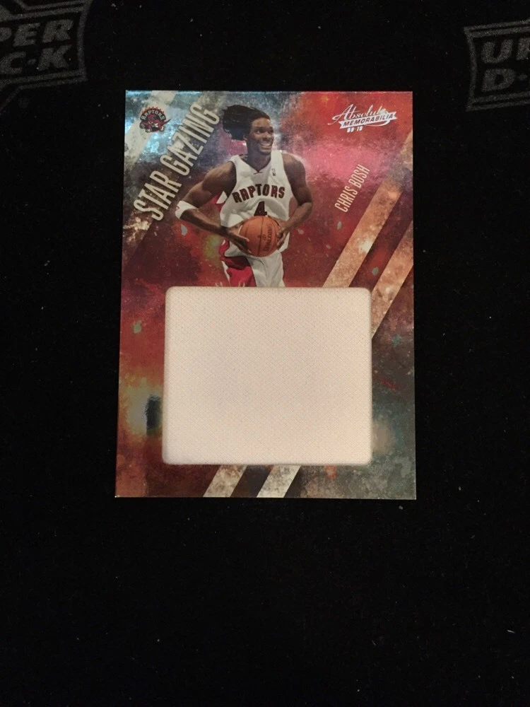 CHRIS BOSH 2009 2010 ABSOLUTE STAR GAZING JUMBO JERSEY #D /25
