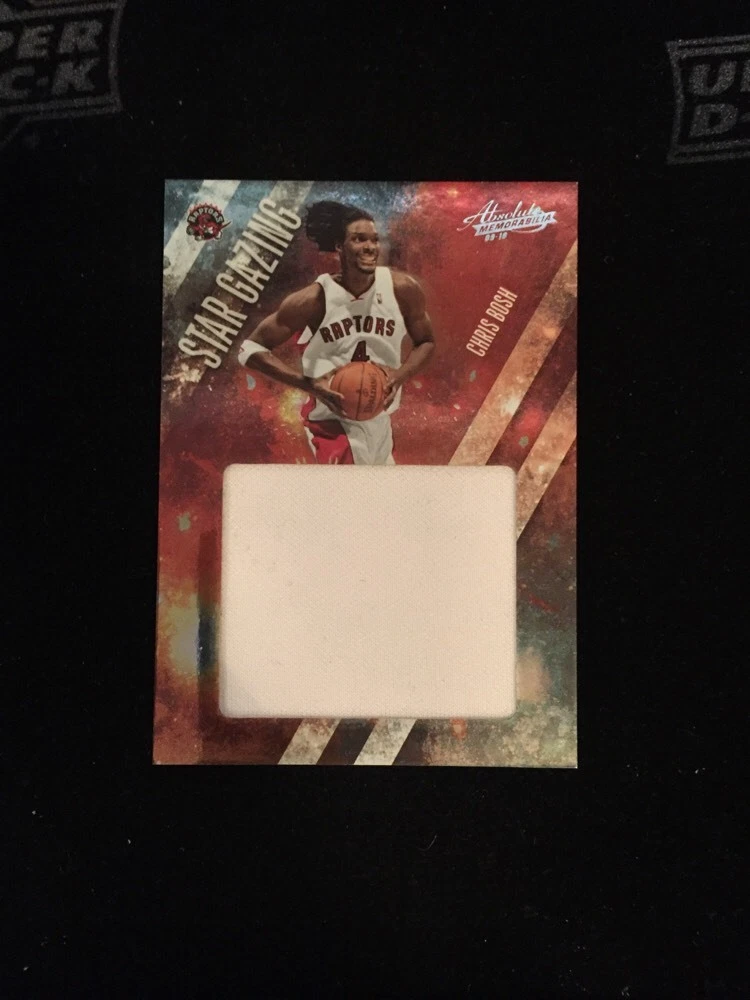 CHRIS BOSH 2009 2010 ABSOLUTE STAR GAZING JUMBO JERSEY #D /25
