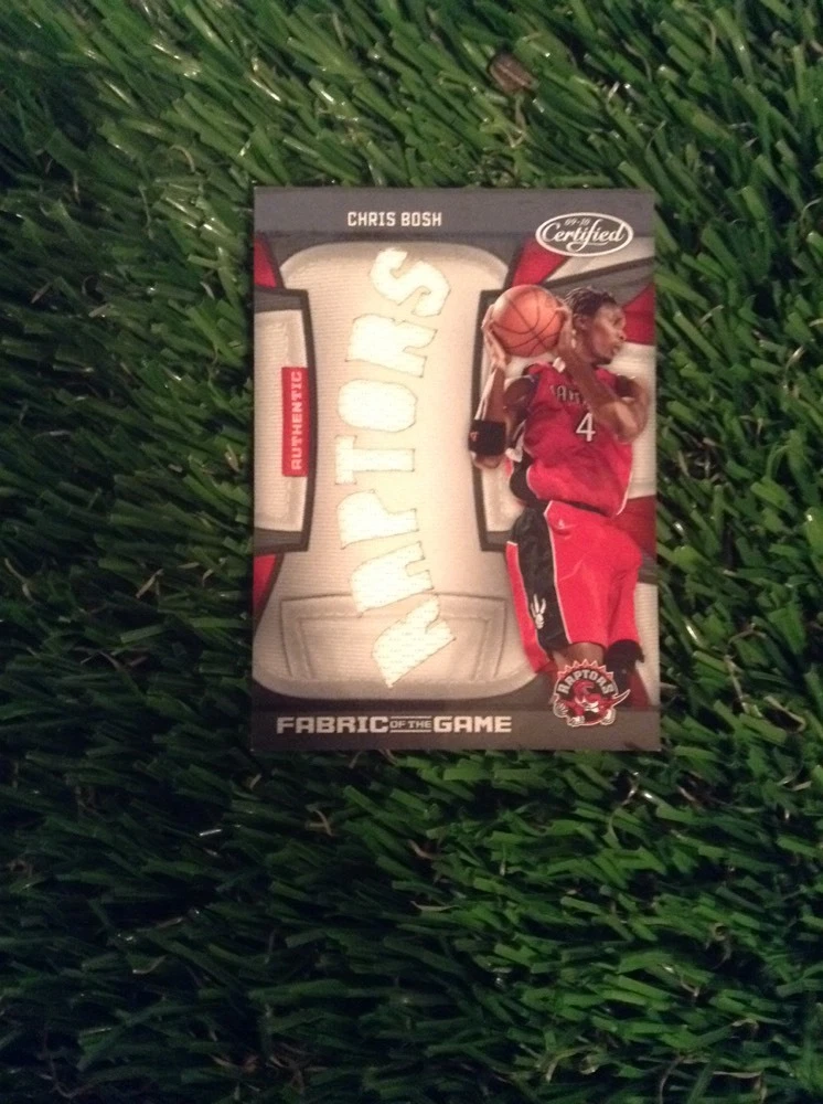 2009-10 Certified Fabric of the Game FOG-CB CHRIS BOSH #D /25 SP Raptors
