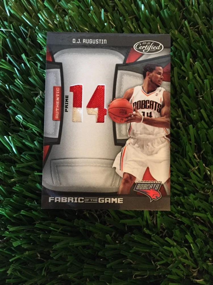 D.J. AUGUSTIN ROOKIE PATCH 2009-10 CERTIFIED POTENTIAL JERSEY #D /10 SSP THUNDER
