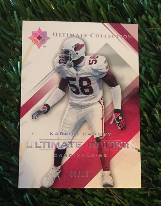 KARLOS DANSBY 2004 ULTIMATE COLLECTION #91 ROOKIE RC #ED /10 SSP
