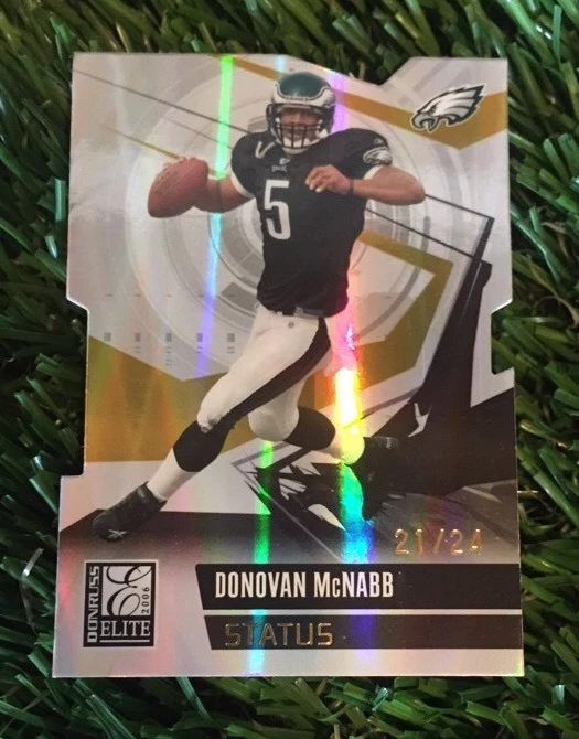 2006 DONRUSS ELITE STATUS DONOVAN McNABB #ED /24 SP
