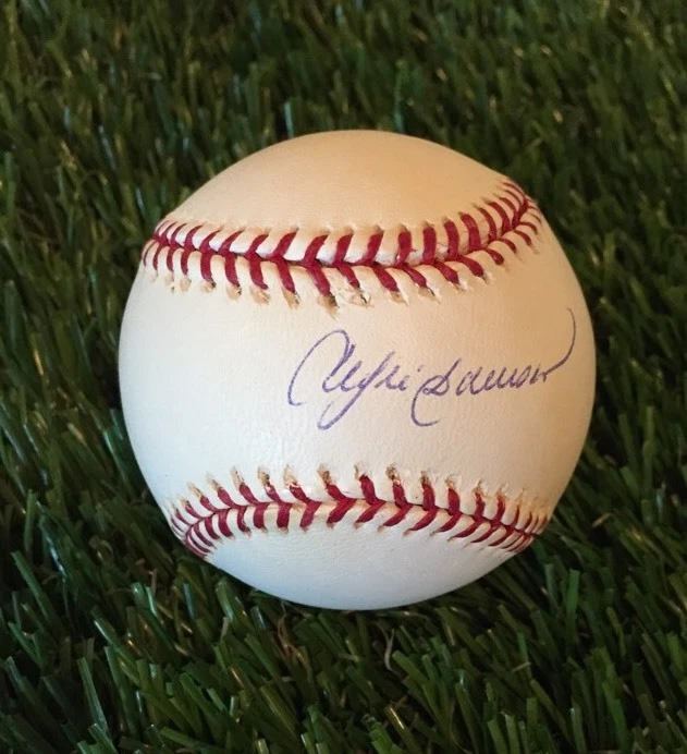 Andre Dawson signed MLB National League Baseball The Hawk
