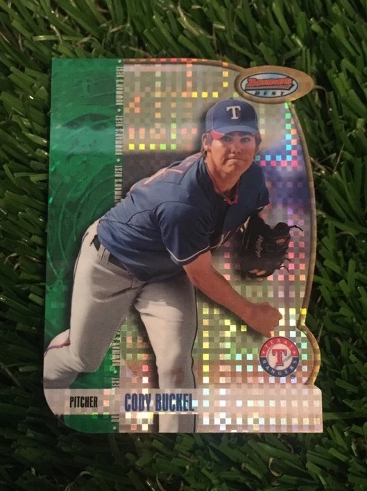 CODY BUCKEL 2012 BOWMANS BEST #BB28 XFRACTOR DIE-CUT #D /25 SP
