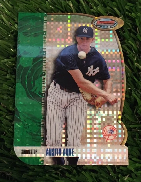 AUSTIN AUNE 2012 BOWMANS BEST XFRACTOR DIE-CUT #ED /25 SP
