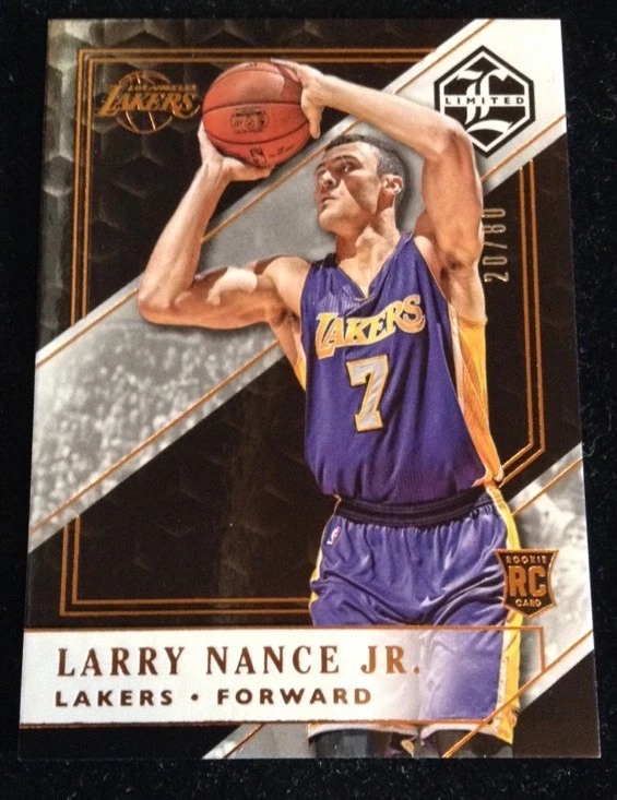 2015-16 Panini Limited #183 Larry Nance Jr /80 Los Angeles Lakers Jr. Card
