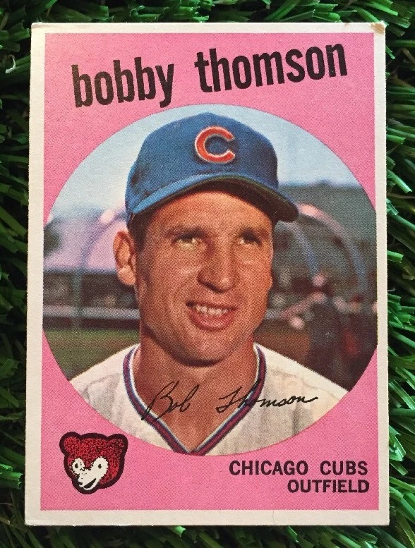 1959 Topps Set Break #429 - Bobby Thomson VGEX See Pics
