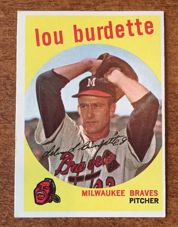 1959 Topps Set Break #440 LOU BURDETTE EXMT See Pics
