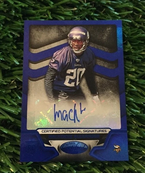 2016 CERTIFIED POTENTIAL SIGNATURES MACKENSIE ALEXANDER AUTO #ED /50 VIKINGS RC
