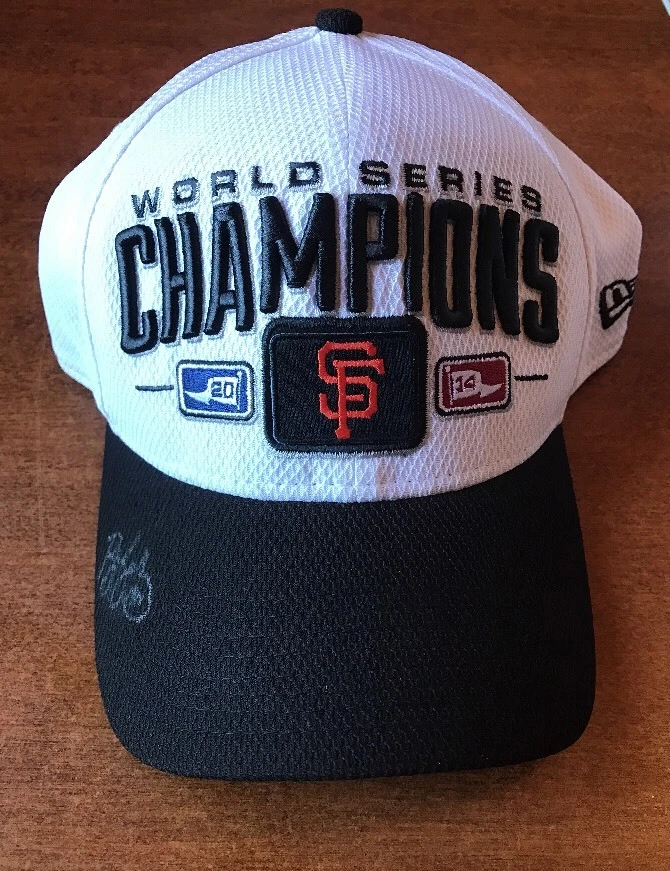 RYAN VOGELSONG AUTOGRAPHED 2014 WORLD SERIES CHAMPIONS HAT JSA/COA

