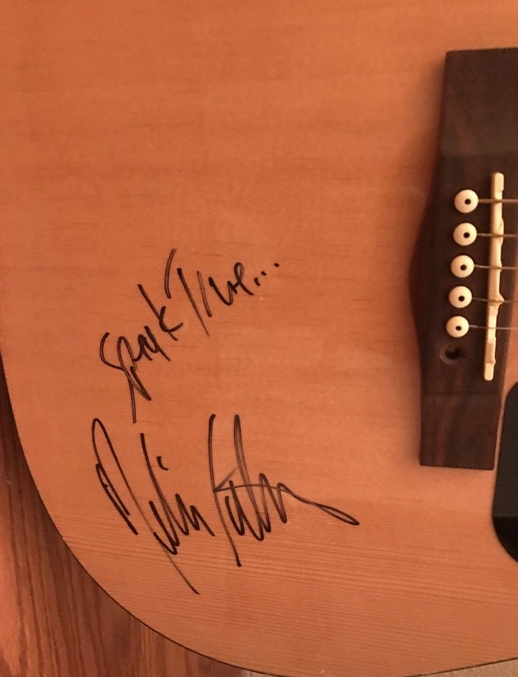 MELISSA ETHERIDGE COUNTRY SINGER JSA COA SIGNED ACOUSTIC GUITAR 