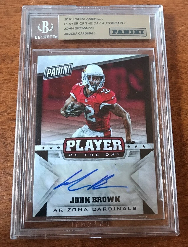 2016 Panini John Brown Player of the Day AUTO AUTOGRAPH RC BGS NUMBERED TO 20
