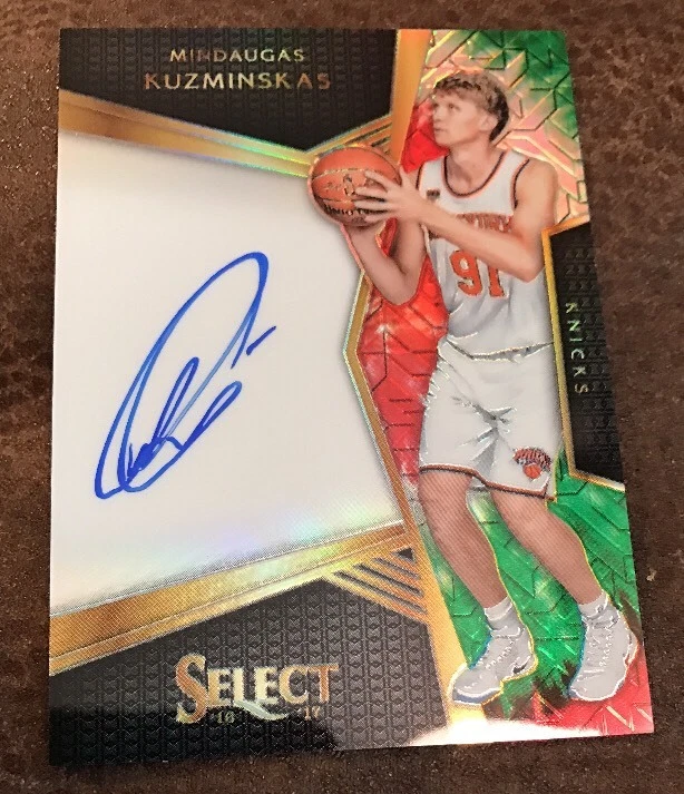 MINDAUGAS KUZMINSKAS 2016-17 Select Rookie RC Auto TIE DYE 18/25 SSP
