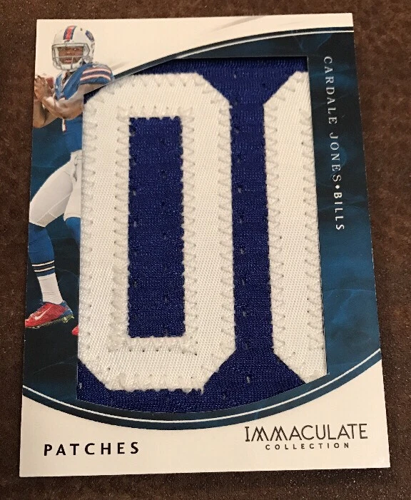 2016 Panini Immaculate Cardale Jones Rookie Letterman Patch #D 9/10
