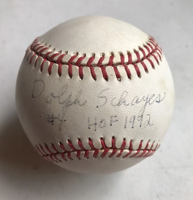 DOLPH SCHAYES JSA COA HAND SIGNED AUTOGRAPHED BASEBALL
