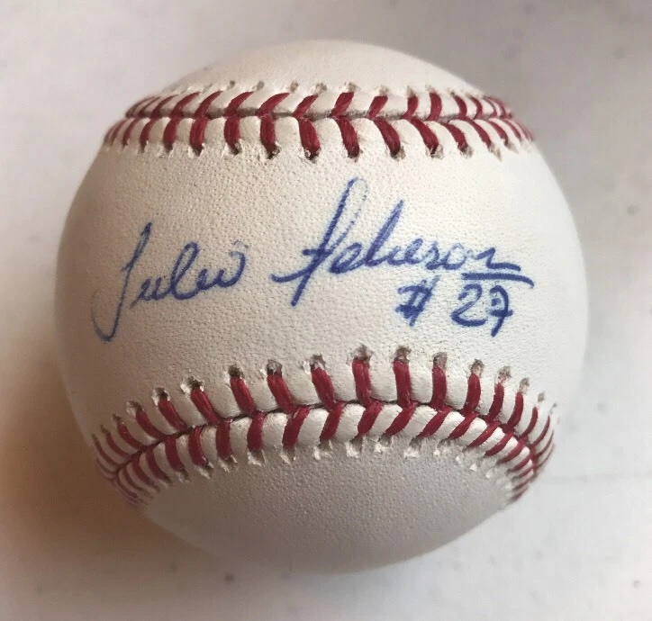 Braves Julio Teheran Autographed Major League Baseball JSA COA
