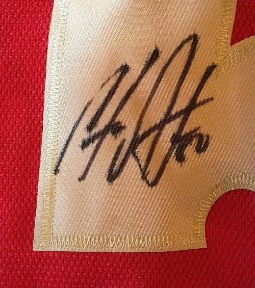 ANTOINE VERMETTE PHOENIX COYOTES Autographed JERSEY PSA/COA SIGNED NHL AUTO
